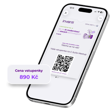 Digitální rozhraní se symbolem ozubeného kola a propojenými uzly vystihuje digitalizaci produktů.