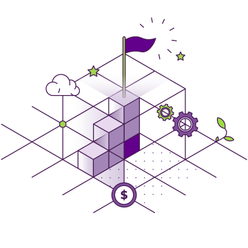 Hlavní stránka business řešení ukazuje růst a inovace pro úspěch vaší firmy.