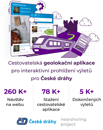 Projekt České dráhy ukazuje moderní cloudová řešení pro cestující a optimalizaci služeb.