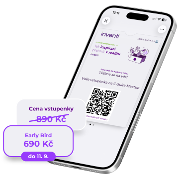 Digitální rozhraní se symbolem ozubeného kola a propojenými uzly vystihuje digitalizaci produktů.
